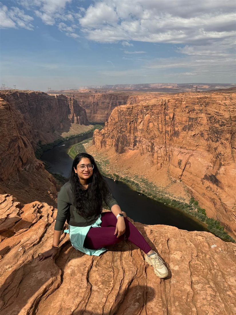Neelanjana at Horseshoe Bend